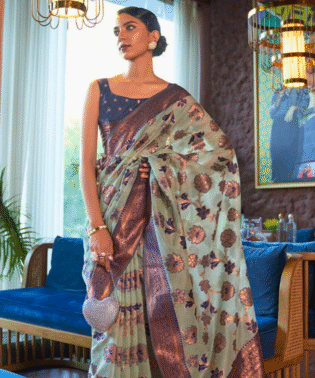 Kia silk full weaving saree