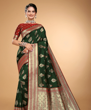 Kaushik Pure Silk 50600 Fabric with Waving